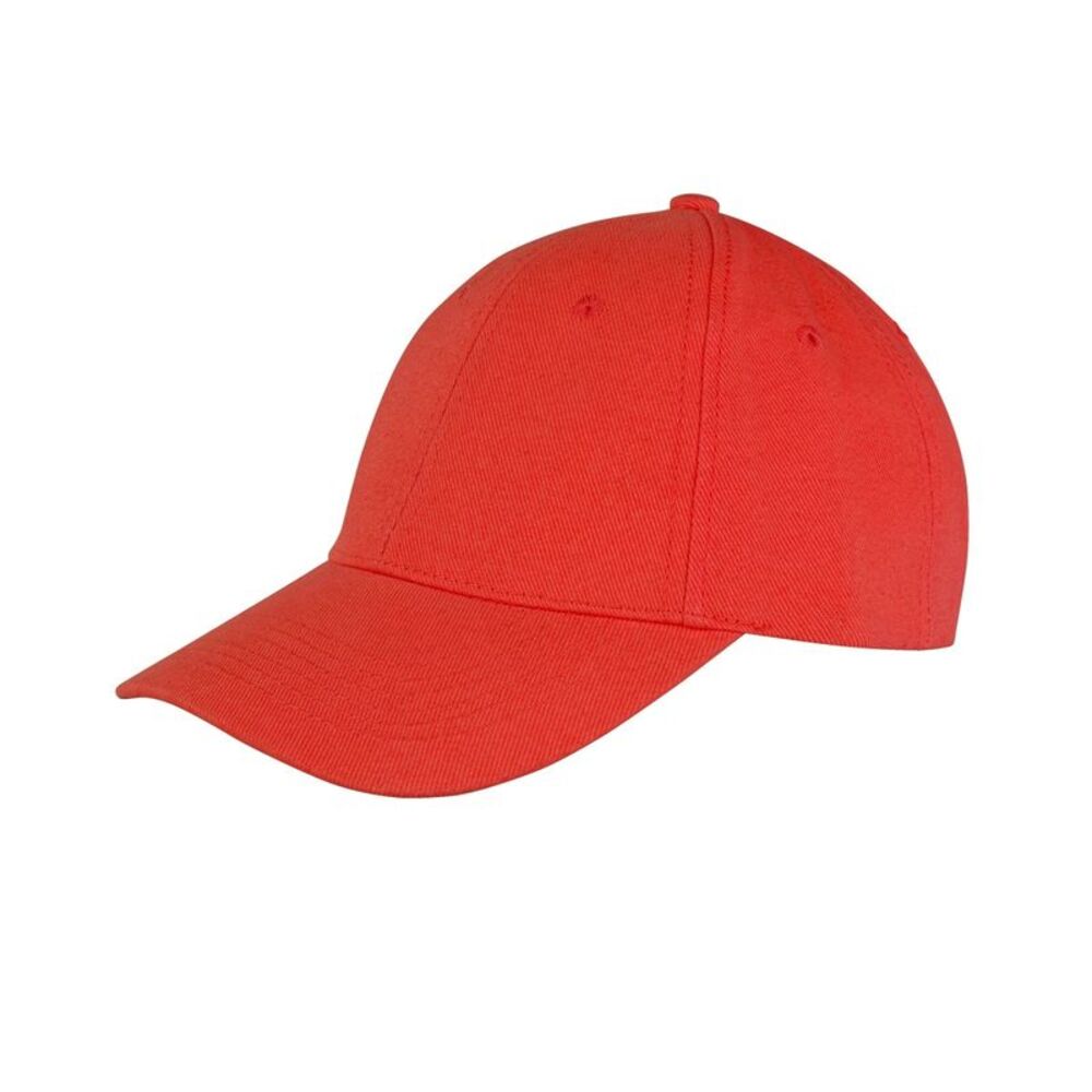Result Unisex Core Memphis 6 Panel Baseball Cap / Red